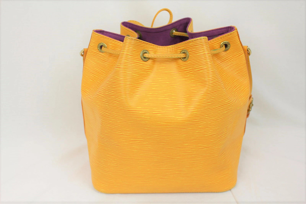 Louis Vuitton Noe Shoulder Leather Epi Bag Tassili Yellow